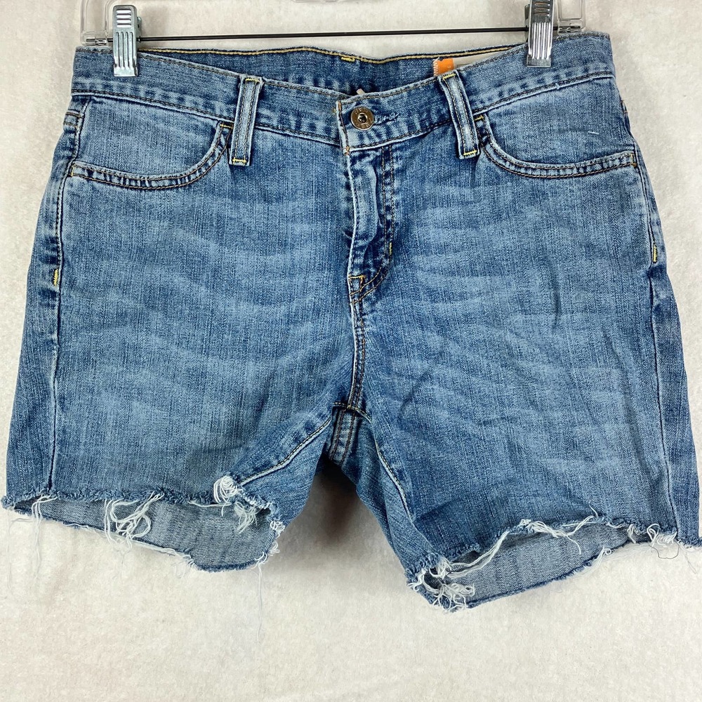 Gap Cut Off Jean Shorts Blue Womens Size 6R